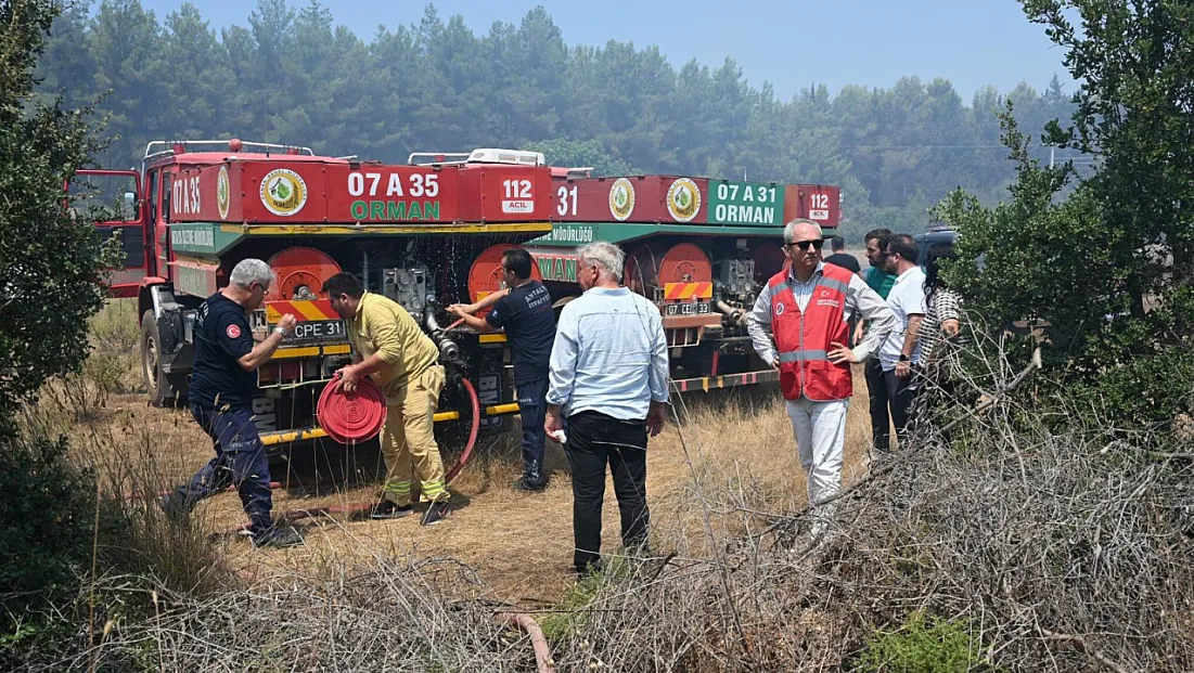 Başkan Kocagöz, Duacı'daki Yangın Söndürme Çalışmalarını Yakından Takip Etti