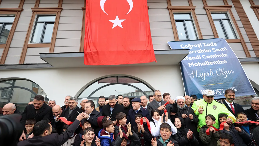 Çoğreşi Zade Abdurrehim Sami Efendi Cami İbadete Açıldı