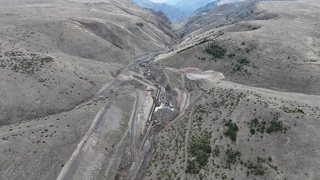 Doruklu Barajında Çalışmalar Aralıksız Devam Ediyor