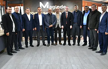 Yazıhan Muhtarları MAGİNDER'de İlçenin Sorunlarını Görüştü