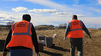 Elazığ Belediyesi Doğaya Yem Bıraktı