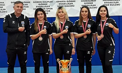 Büyükşehir'in Kadın Goalball Takımı 1. Lig Şampiyonu