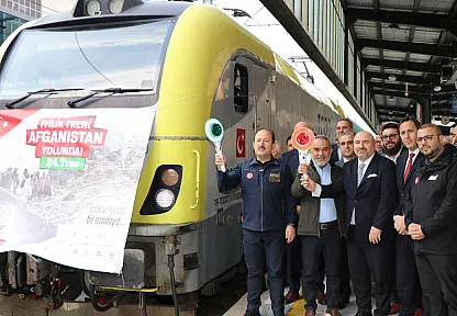 Cansuyu'nun Katkıda Bulunduğu Yardım Treni Yola Çıktı
