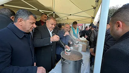 Ülkü Ocakları Malatya'da Miraç Kandili'ni Aşure İkramıyla Karşıladı