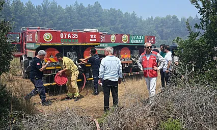 Başkan Kocagöz, Duacı'daki Yangın Söndürme Çalışmalarını Yakından Takip Etti