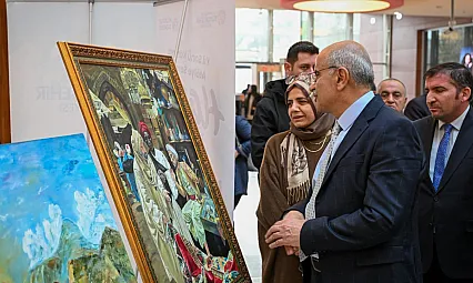 Hasat Sergisi Sanatseverlerle Buluştu