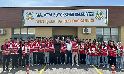 Malatya'dan Afet Bilinci Yayılıyor: Genç Kızılay'a Eğitim Verildi