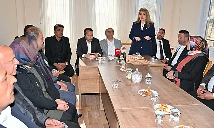 Milletvekilleri Ölmeztoprak, Babacan ve Başkan Sami Er, çalışmaları yerinde inceledi