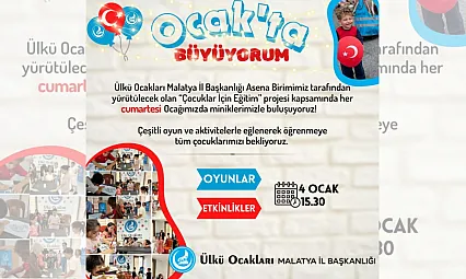 Ülkü Ocakları'ndan Anlamlı Adım Ocakta Büyüyorum' Projesi