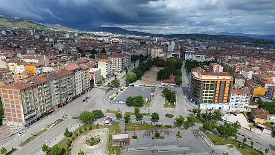 Elazığ kısıtlamanın son gününde havadan görüntülendi