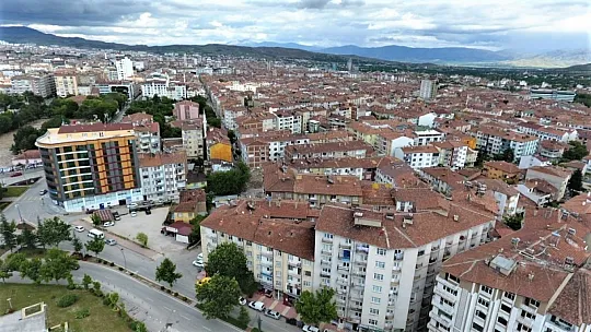 Elazığ kısıtlamanın son gününde havadan görüntülendi