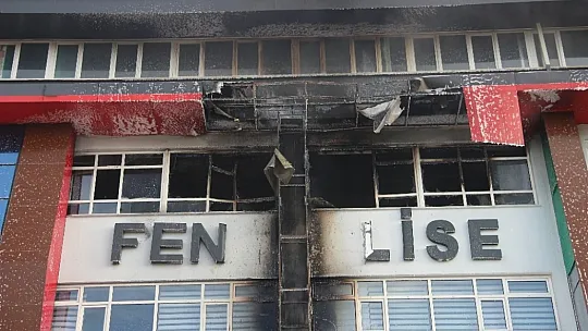 Kırıkkale'de özel okulda korkutan yangın