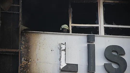 Kırıkkale'de özel okulda korkutan yangın
