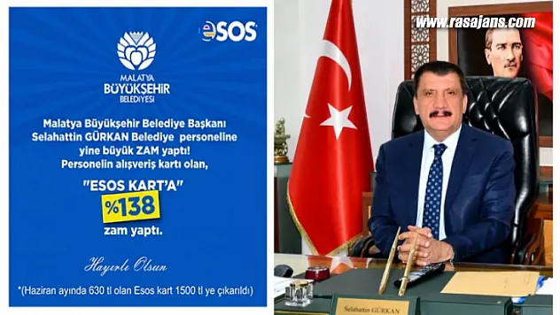 Başkan Gürkan Belediye Personellerini Yine Unutmadı