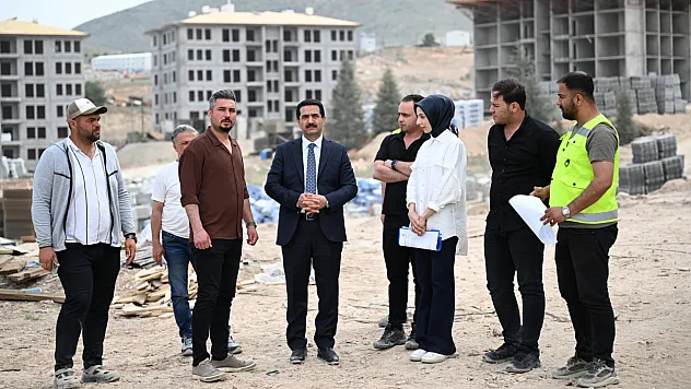 Başkan Taşkın'dan Mutlu Bir Haber: Konutlar Ekim'de Teslim