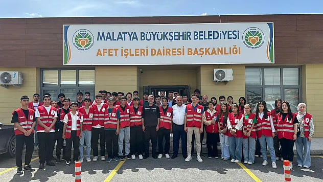 Malatya'dan Afet Bilinci Yayılıyor: Genç Kızılay'a Eğitim Verildi