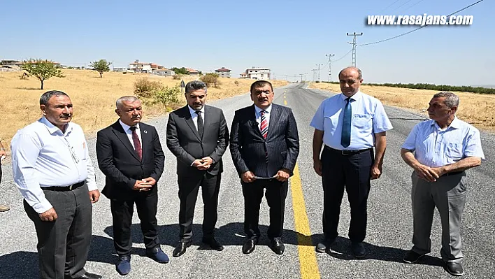 66 Kilometrelik Akçadağ Grup Yolu Tamamlandı