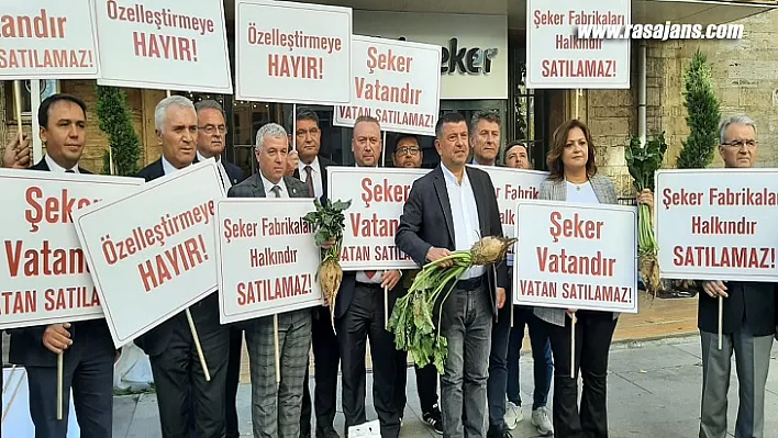 Ağbaba' Satılan Şeker Fabrikalarını Kamulaştıracağız'