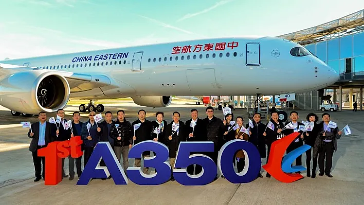 Airbus, Çin'de yaptığı ilk A350 uçağını teslim etti