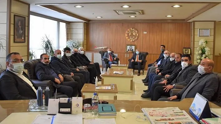 AK Parti Akçadağ İlçe Teşkilatından Malatya TSO'ya ziyaret