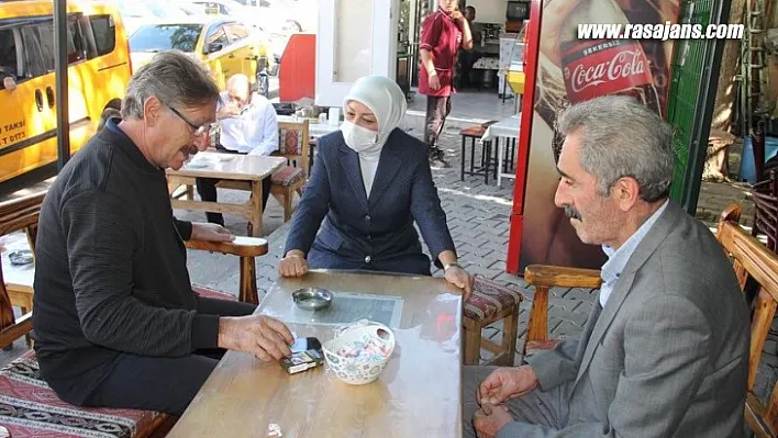 AK Partili Çalık'tan Saray ve Büyük Hüseyinbey Mahallelerindeki esnaflara ziyaret