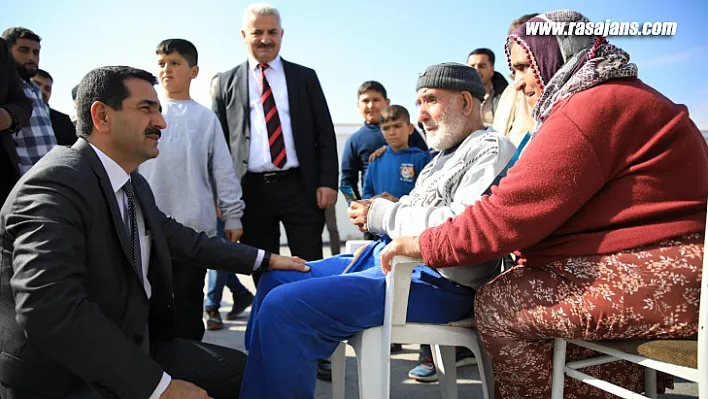 AK Partili Taşkın'dan konteyner kent ziyareti