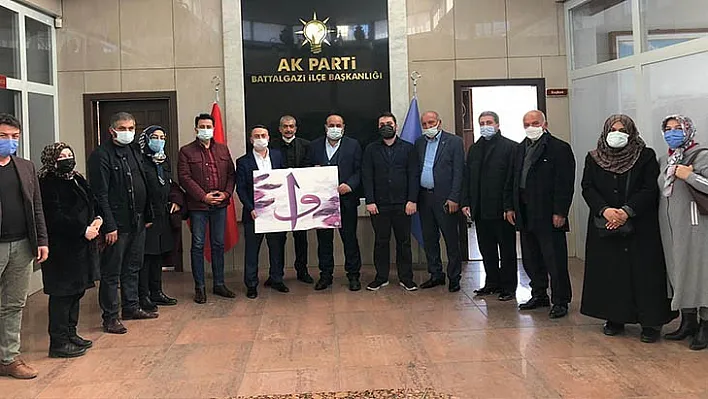 Akçadağ Dayanışma Derneği'nden Başkan Kahveci'ye Ziyaret