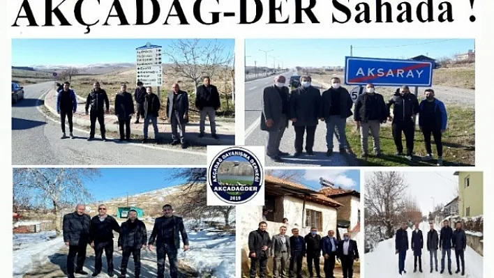 AKÇADAĞ-DER Sahada !