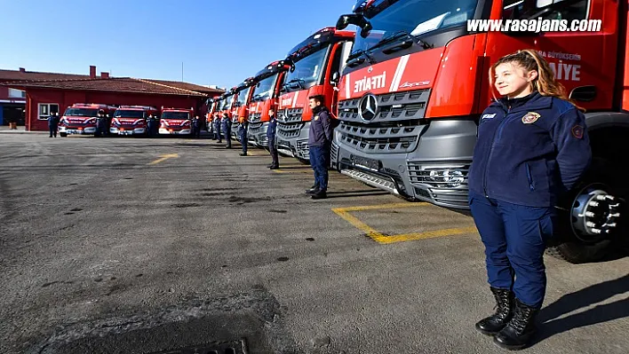 Ankara İtfaiyesi Araç Filosunu Güçlendiriyor