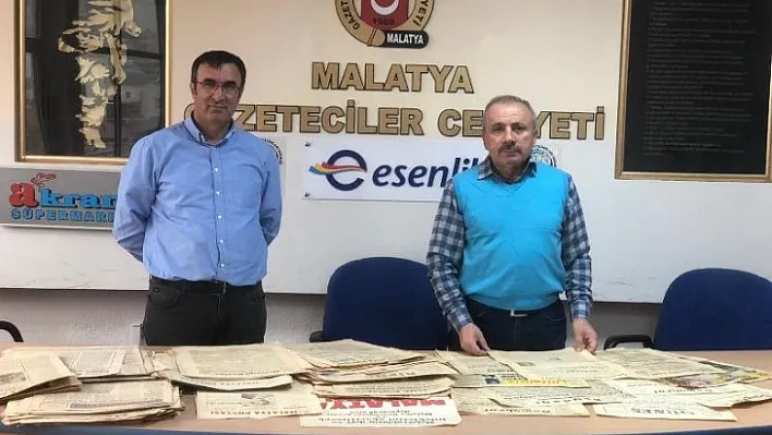 Avni Gebeş'in Gazete Arşivi MGC'ne Gönderildi
