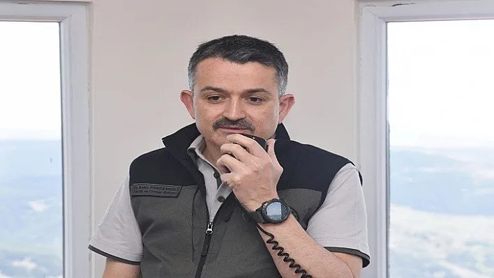 Bakan Pakdemirli Kızılcahamam'da Orman Personeliyle Bayramlaştı