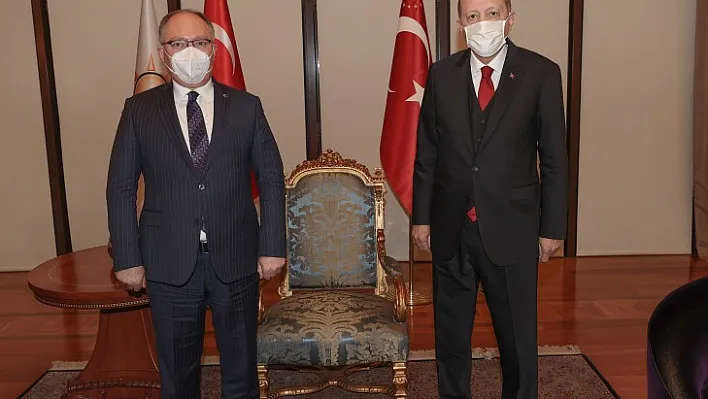Başkan Bilgin Cumhurbaşkanı Erdoğan İle Bir Araya Geldi…