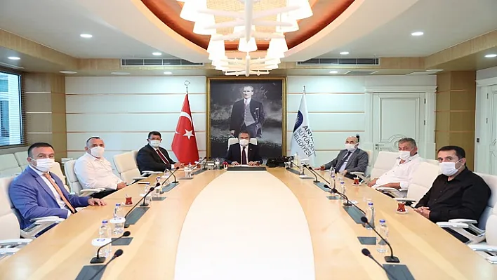 Başkan Böcek AESOB temsilcileri ile görüştü