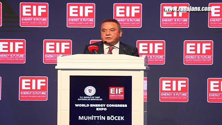Başkan Böcek Enerji Fuarı'nın açılışına katıldı