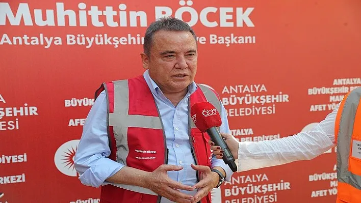 Başkan Böcek, 'Siyasetin yeri ve zamanı değil'