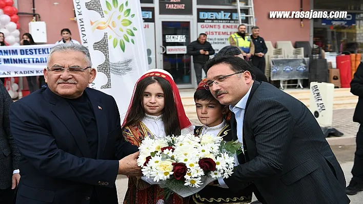 Başkan Büyükkılıç İle Vali Çiçek'ten Sarıoğlan'a Yatırım Çıkarması