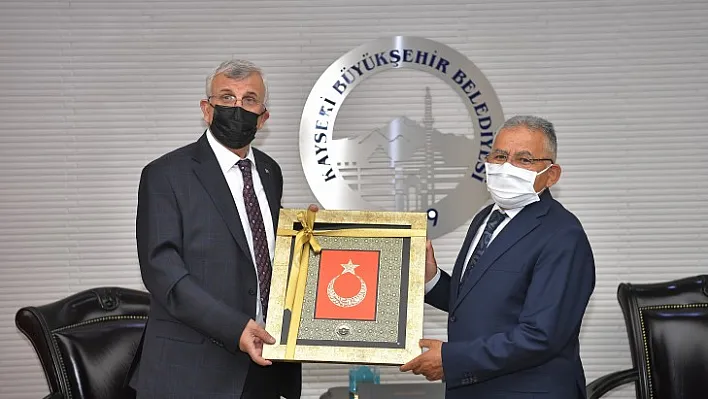 Başkan Büyükkılıç, Sağlık Bilimleri Üniversitesi Rektörü Erdöl'ü Ağırladı