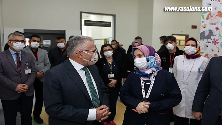 Başkan Büyükkılıç'tan Kanka'ya Ve Erü Diş Hekimliği'ne Ziyaret