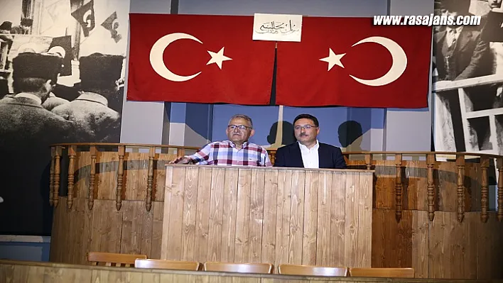 Başkan Büyükkılıç'tan Vali Çiçek'e Milli Mücadele Müzesi'nde Brifing