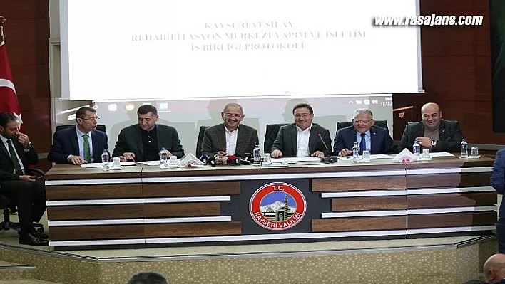 Başkan Büyükkılıç  Uyuşturucu Rehabilitasyon Merkezi Yapımı İçin İmza Attı