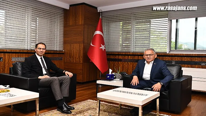 Başkan Büyükkılıç, Yeni İl Sağlık Müdürü Erşan'ı Kabul Etti