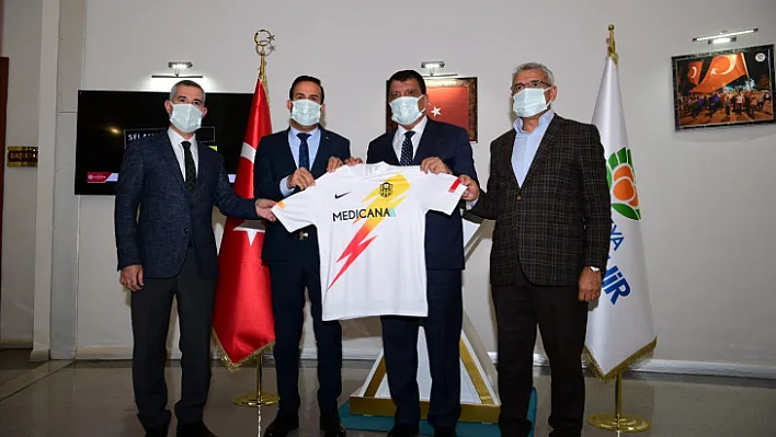 Başkan Gevrek'ten Başkan Gürkan'a Ziyaret