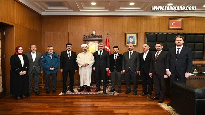 Başkan Görgel Diyanet İşleri Başkanı Erbaş'ı Ağırladı