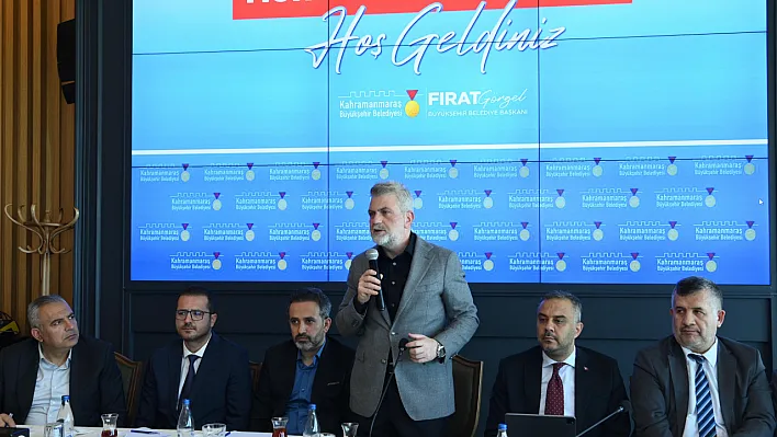 Başkan Görgel Onikişubat'ın Batı Mahalle Muhtarlarıyla Bir Araya Geldi