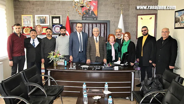Başkan Güder'den Oda Başkanı Toptaş'a Hayırlı Olsun Ziyareti