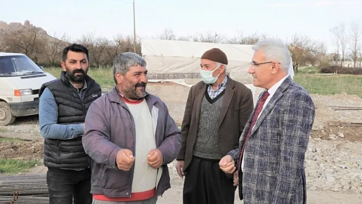 Başkan Güder, Ekiplerin Orduzu'daki Çalışmalarını İnceledi