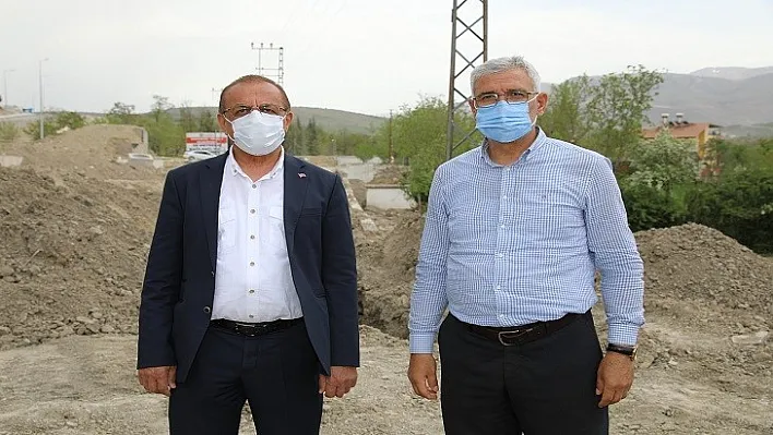 Başkan Güder, Orduzu'daki Alt Yapı Çalışmalarını İnceledi