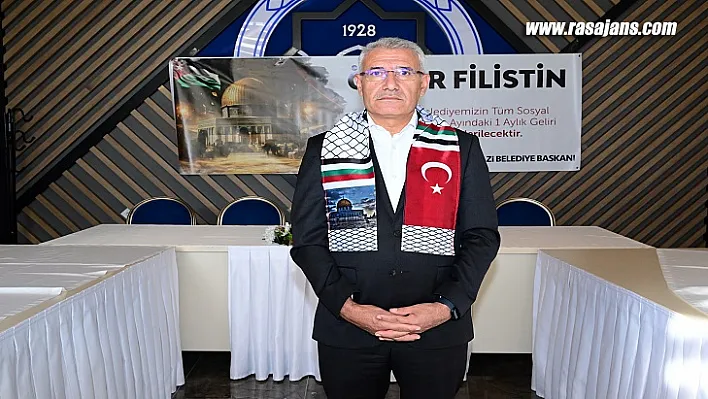 Başkan Güder Sosyal Tesislerimizin Kasım Ayı Gelirini Filistin Halkına Göndereceğiz