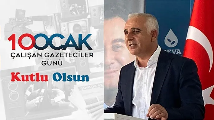 Başkan Güneş 10 Ocak Çalışan Gazeteciler Günü mesajı