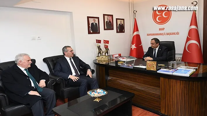 Başkan Güngör'den MHP İl Başkanı Demiröz'e Hayırlı Olsun Ziyareti